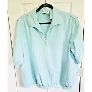 Liz Golf L Shirt Mod 70s-80's Shirt Vintage Golfers Prop NWT‎ (Spot-see photo)